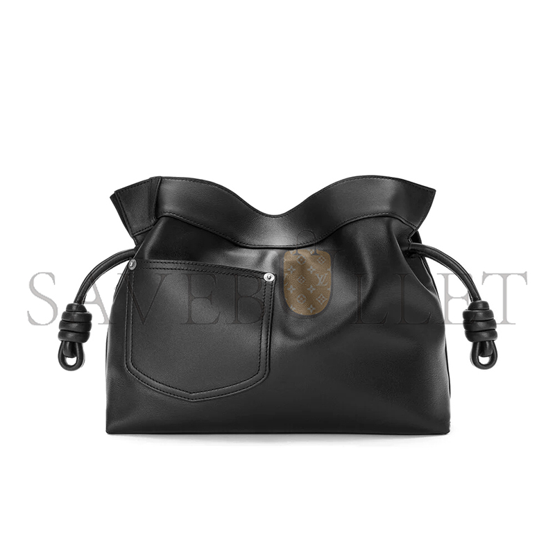 LOEWE PANTA MEDIUM FLAMENCO CLUTCH IN SHINY CALFSKIN A411FC1XBV (30*24.5*10.5cm)